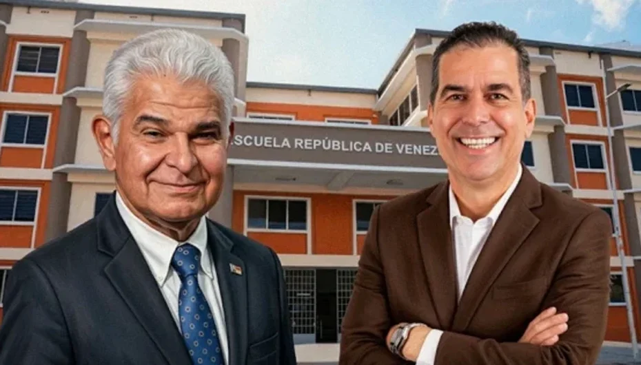 Rescate de la Escuela República de Venezuela por el Presidente Mulino